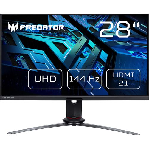 F (A bis G) ACER Gaming-LED-Monitor "Predator XB283K KV" Monitore schwarz