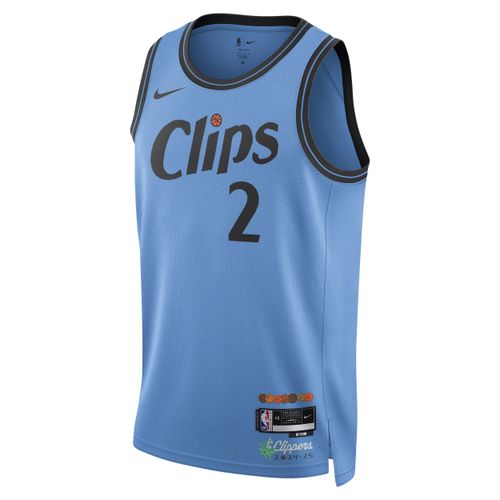 Kawhi Leonard LA Clippers 2024/25 City Edition Nike Dri-FIT Swingman NBA-jersey voor heren - Blauw