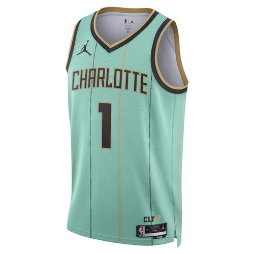 LaMelo Ball Charlotte Hornets 2024/25 City Edition Nike Dri-FIT Swingman NBA-jersey voor heren - Groen