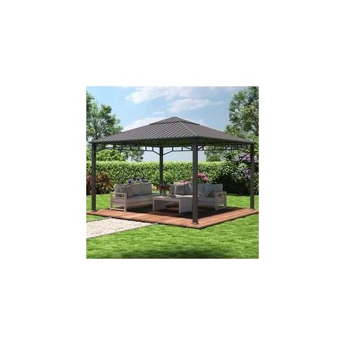 TOOLPORT Sunset 4x4 m Hardtop Gartenpavillon, ohne Seitenteile - (301353)