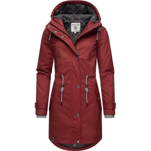 Peak Time Regenjacke Damen, rot