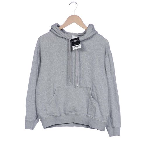 H&M Damen Kapuzenpullover, grau, Gr. 36