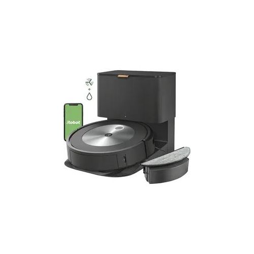 IROBOT Nass-Trocken-Saugroboter "Roomba Combo j5578" Saugroboter grau (graphit)