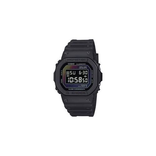 Chronograph CASIO G-SHOCK Armbanduhren schwarz-bunt Herren Quarzuhr, Armbanduhr, Herrenuhr, digital, retro, Resinband, Kalender