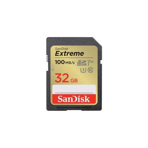 SanDisk 32GB SDHC Extr 100MB/s UHS-I U3 Class 10, V30