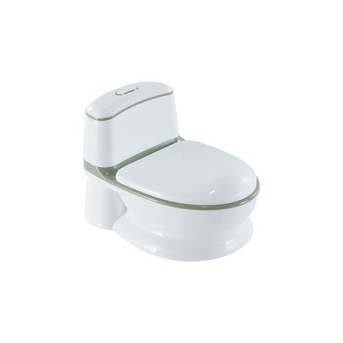 Kikkaboo Kindertöpfchen-Toilette Flushy, rutschfest, Musik, Toilettenpapierfach grün