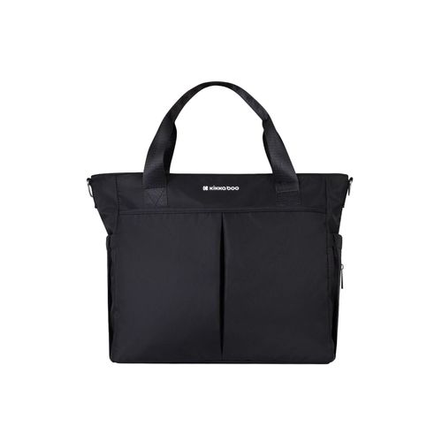 Kikkaboo Wickeltasche Brielle, Clips zur Befestigung, wasserfest, Schultergurt schwarz