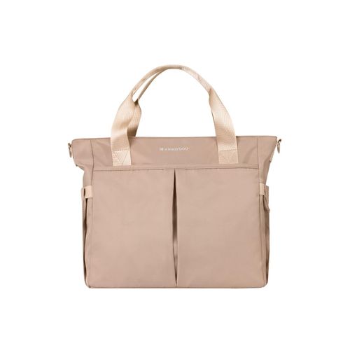 Kikkaboo Wickeltasche Brielle, Clips zur Befestigung, wasserfest, Schultergurt beige