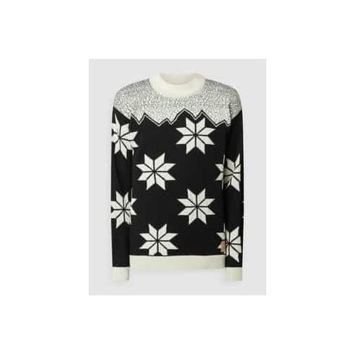 Norwegerpullover aus Wolle Modell 'Winter Star'