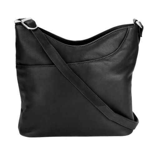 Henkeltasche SZUNA Gr. B/H/T: 31cm x 31cm x 8cm onesize, schwarz Damen Taschen echt Leder