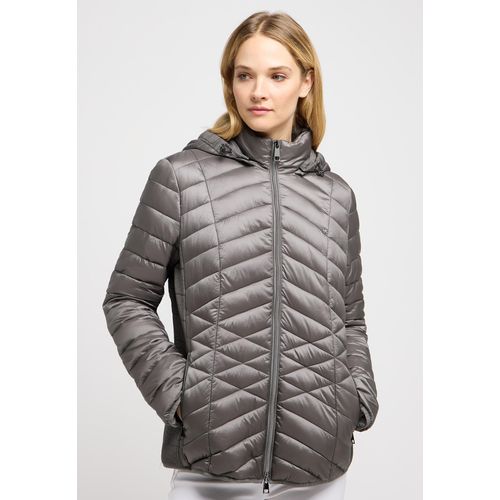 Steppjacke BARBARA LEBEK, Damen, Gr. 36, grau (graphite), Steppware, Obermaterial: 100% Polyamid. Futter: 100% Polyester, unifarben, casual, regular fit taillenbedeckt, ohne Ausschnitt, Langarm Bündchen, Jacken, mit Kapuze