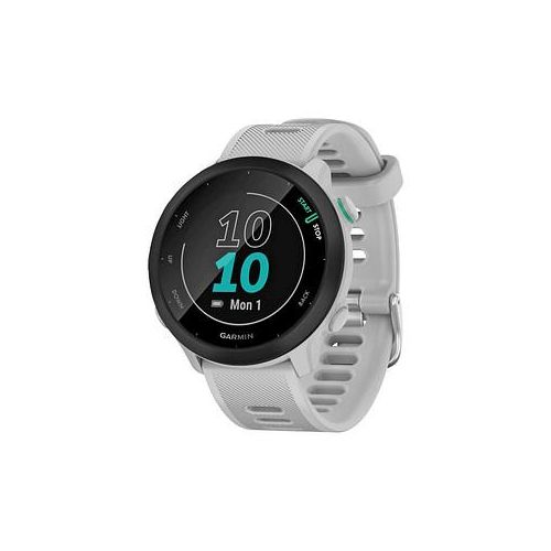 GARMIN Forerunner 55 Smartwatch steinweiß, schwarz