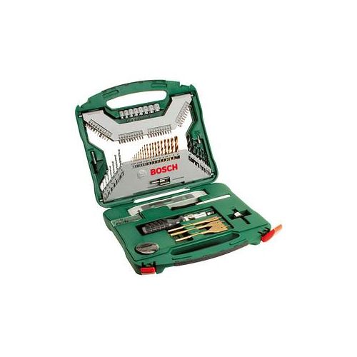 BOSCH X-Line TiN-beschichtetes Bohrer- und Bit-Set, 100-teilig