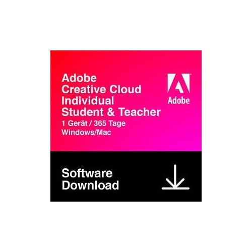 Adobe ESD Creative Cloud for Individuals Student & Teacher Software Vollversion (Download-Link)