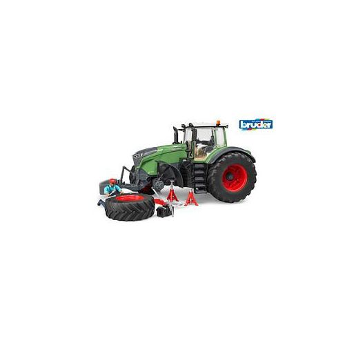 bruder Fendt 1050 Vario Traktor mit Mechaniker und Werkstattausstattung 4041 Spielzeugauto