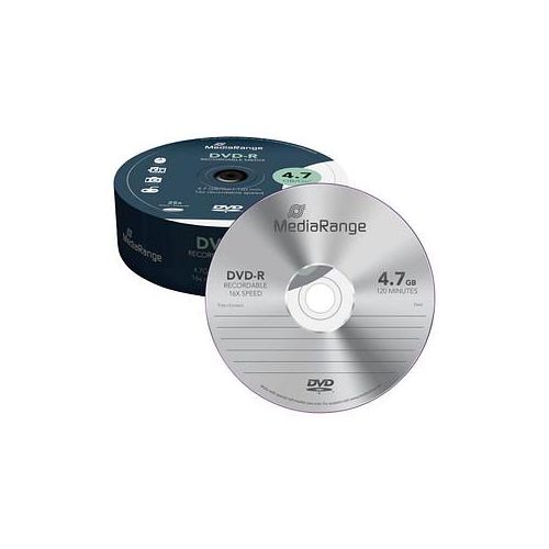 25 MediaRange DVD-R 4,7 GB