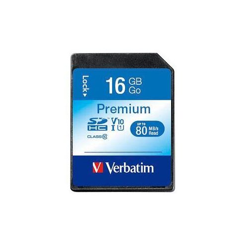 verbatim Speicherkarte SDHC-Card Premium 16 GB