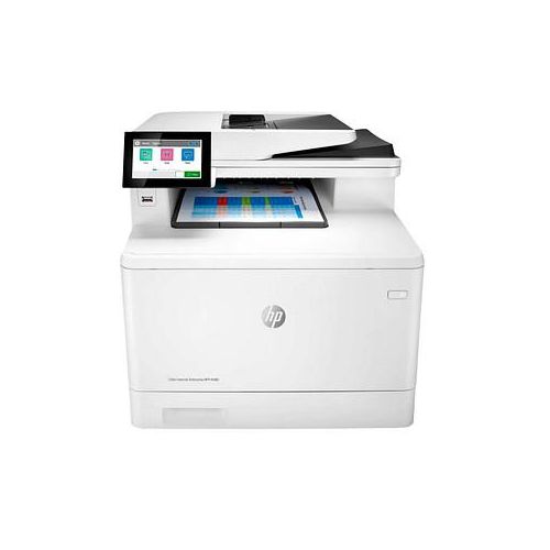 HP Color LaserJet Enterprise M480f 4 in 1 Farblaser-Multifunktionsdrucker weiß