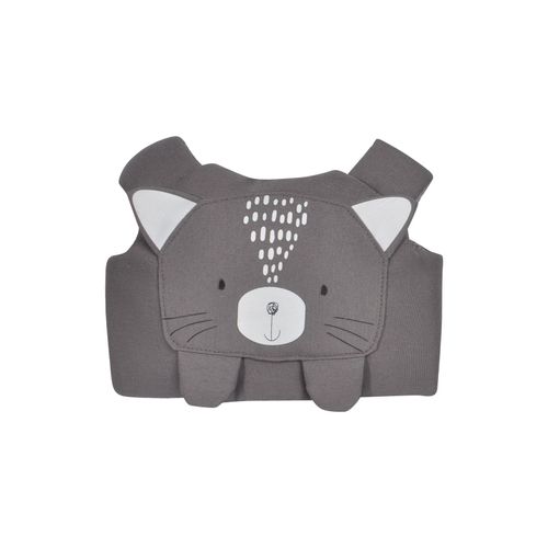 Kikkaboo Babylaufgurt Länge 90cm Kinder-Sicherheitsgurt Laufhilfe 3D-Druckdesign grau