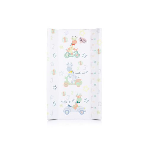 Chipolino Wickelauflage Comfort 80 x 47 cm seitlicher Rand Skala von 5 bis 75 cm grün
