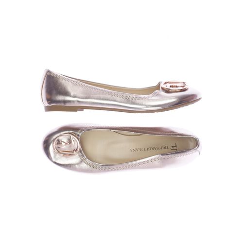 Trussardi Damen Ballerinas, gold, Gr. 36