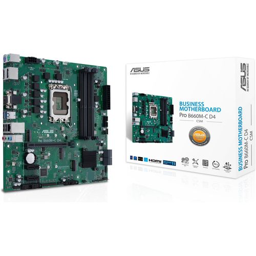 ASUS Mainboard "PRO B660M-C D4-CSM" Mainboards grün