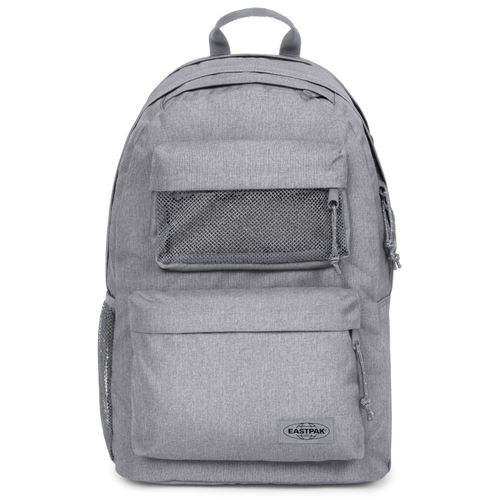 Freizeitrucksack EASTPAK "DOUBLE OFFICE" grau (sunday grau) Rucksäcke Backback Freizeitrucksack Laptoprucksack (17 Zoll) Schulrucksack