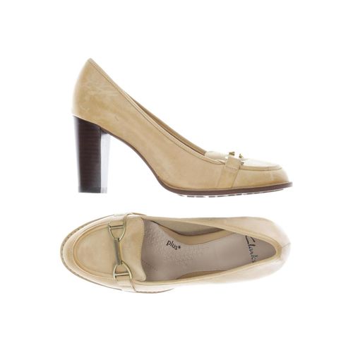 Clarks Damen Pumps, beige, Gr. 41