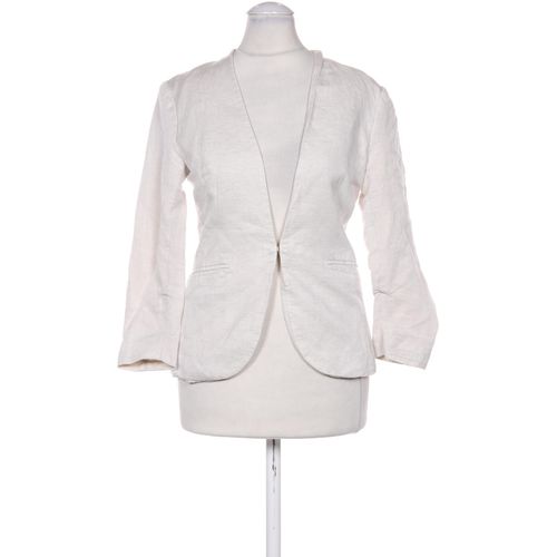 H&M Damen Blazer, cremeweiß, Gr. 34