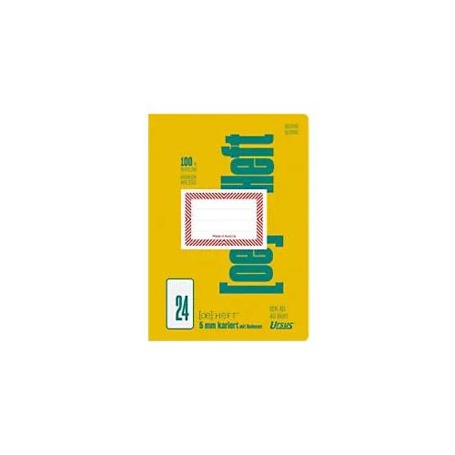 Ursus OE Schulheft OE.24 A5 40 Blatt 80g/qm 5mm kariert mit KR