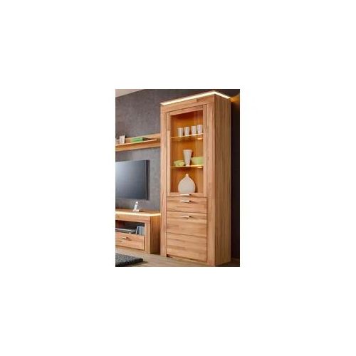 Vitrine VOGL MÖBELFABRIK Schränke beige (kernbuche teilmassiv) Höhe 209 cm