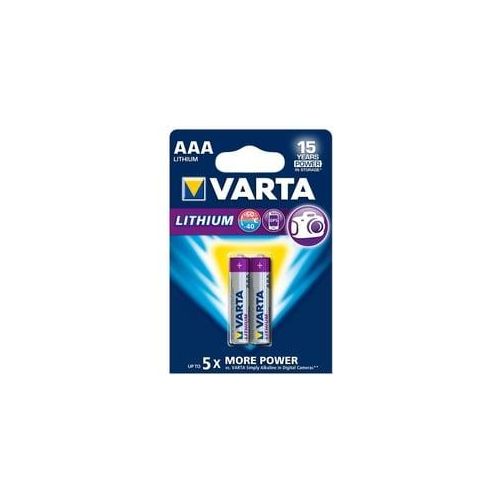 Varta Batterie Prof. Lithium AAA/2er