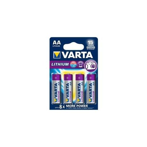 Varta Batterie Prof. Lithium AA/4er