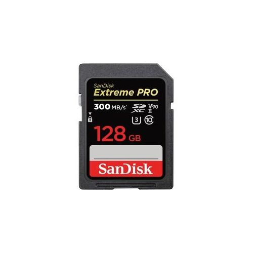 SanDisk SD 128GB SDXC ExtremePro 300MB/s V90 UHS-II U3