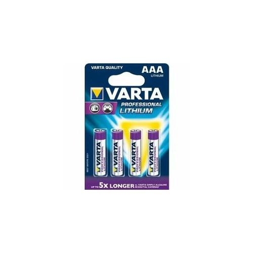 Varta Batterie Micro AAA 4er Lithium