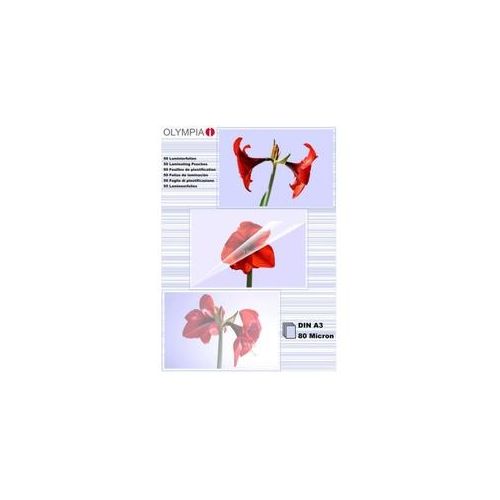 Olympia Laminierfolie DIN A3, 80 mic, VE=50