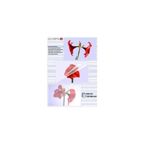 Olympia Laminierfolien DIN A4, 125 mic, VE=100