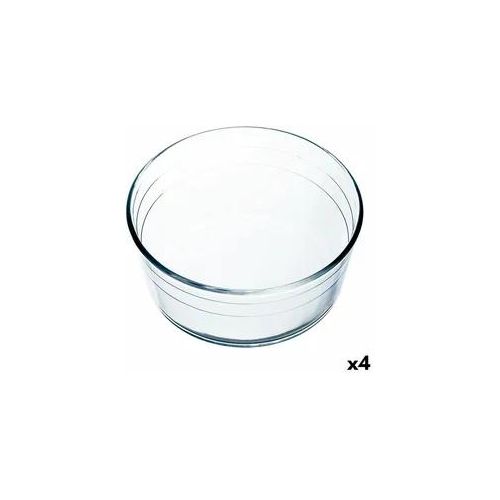 Backform Ô Cuisine Ocuisine Vidrio Soufflé Durchsichtig Glas 22 x 22 x 10 cm (4 Stück)