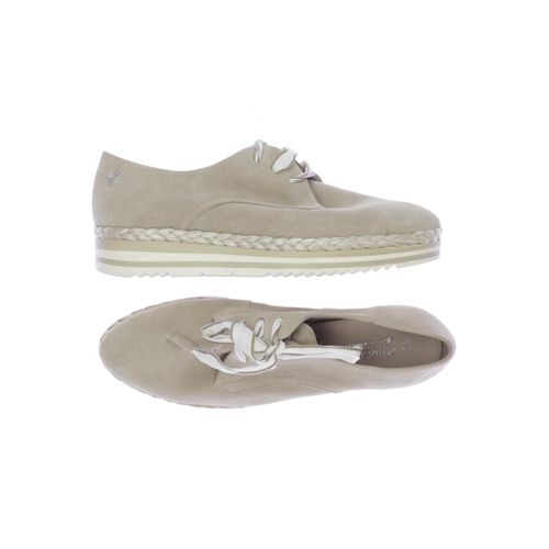 Marco Tozzi Damen Halbschuh, beige, Gr. 39