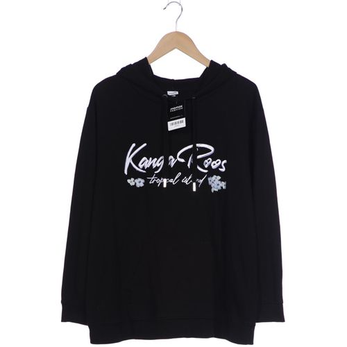 KangaROOS Damen Kapuzenpullover, schwarz, Gr. 52