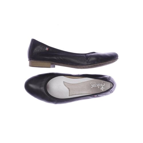 Rieker Damen Ballerinas, schwarz, Gr. 39