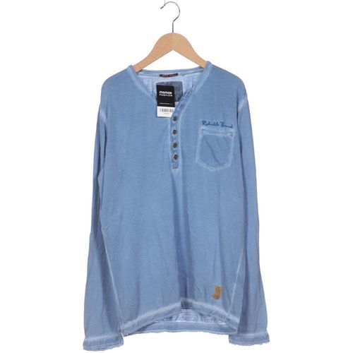 QS by s.Oliver Herren Langarmshirt, blau, Gr. 48