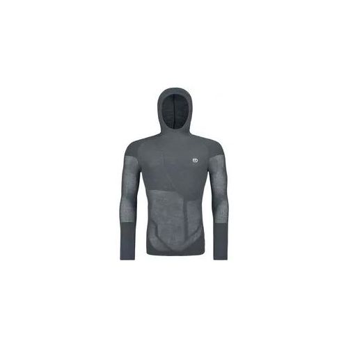 Ortovox Merino Thermovent Hoody Men - Merino-Hoodie - dark grey blend - M