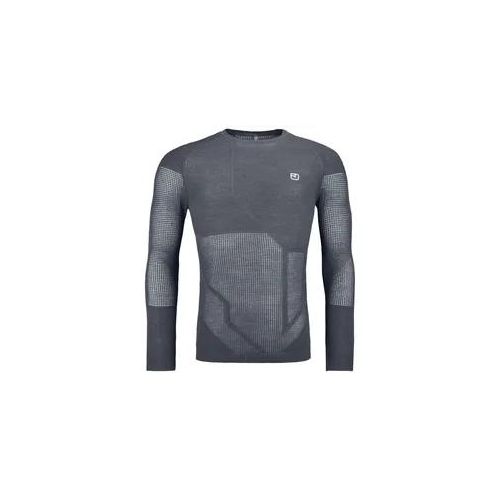 Ortovox Merino Thermovent LS Men - Merino-Longsleeve - dark grey blend - XL