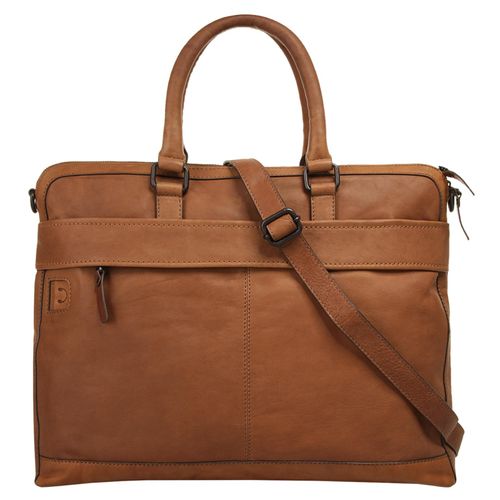 Aktentasche X-ZONE Gr. B/H/T: 40cm x 35cm x 4cm onesize, braun (cognac) Damen Taschen echt Leder