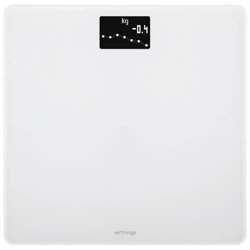 Withings Body Körperanalysewaage Wägebereich (max.)=180 kg Weiß Mit Bluetooth, Wetteranzeige