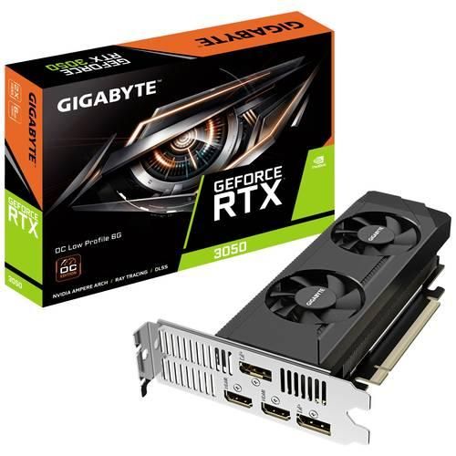 Gigabyte Grafikkarte Nvidia GeForce RTX 3050 Low Profile 6 GB GDDR6-RAM PCIe x16 DisplayPort, HDMI® Low Profile, Übertaktet / Overclocked