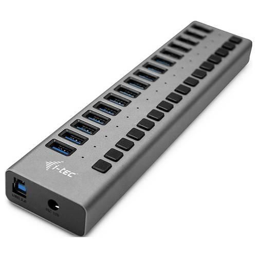 i-tec I-TEC USB 3.0 Charging HUB 16 Port USB-Kombi-Hub Grau