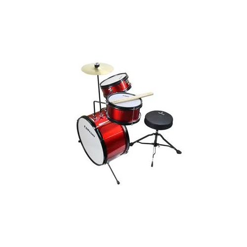 Kinderschlagzeug CLIFTON "Junior Drum, rot" Schlaginstrumente schwarz