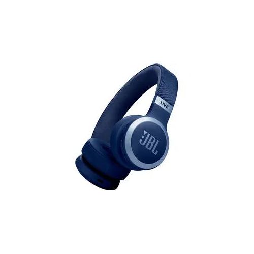 JBL Kopfhörer "LIVE 670NC" Bluetooth On-Ear-Kopfhörer blau